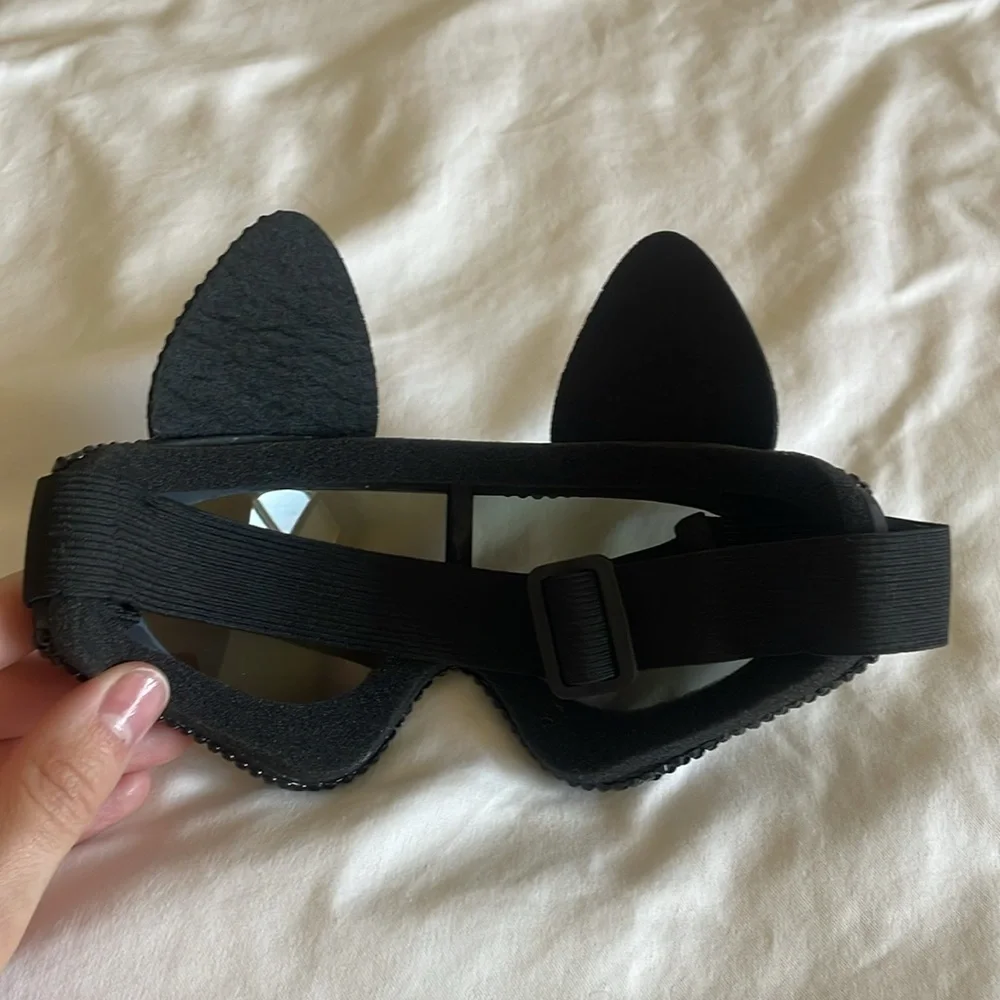 Black and Multicolor Goggles